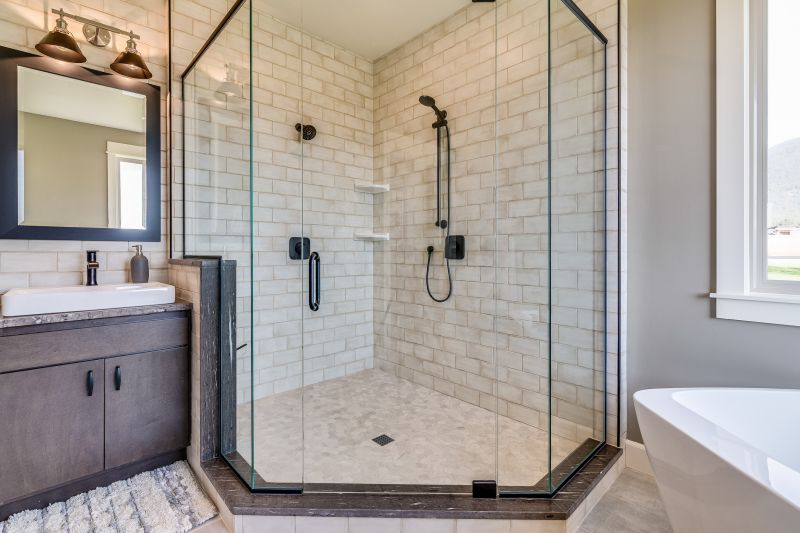 Stylish Shower with Tiles