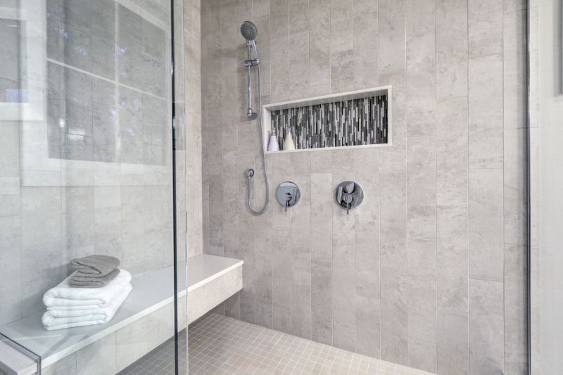 Beautiful Shower with Modern Fixtures